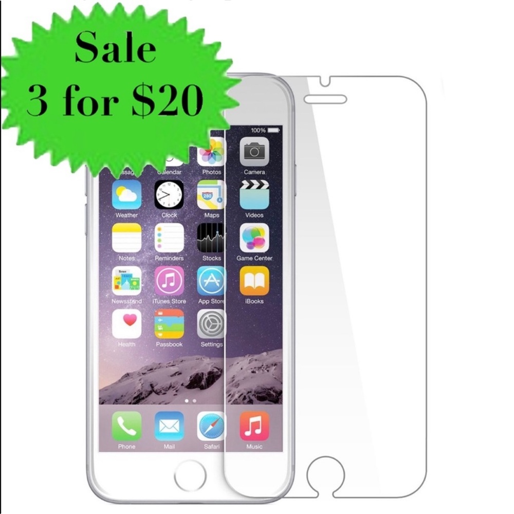 KUTECK iPhone 7 tempered glass screen protector cellphone protection Clear new